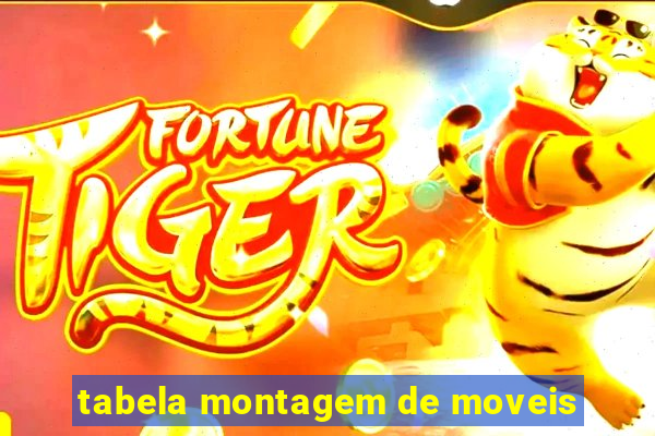 tabela montagem de moveis